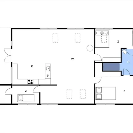 Tatil Evi Fj4001-kirke-hyllinge-klitrosevej-4 *